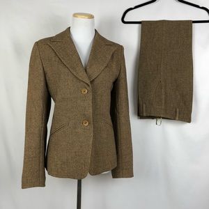 Blazer and pants set.